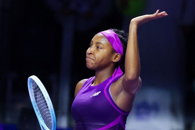 20-letna Coco Gauff se bo borila za naslov najboljše v Rijadu. FOTO: Fayez Nureldine/AFP