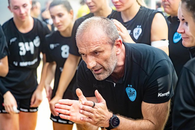 Dragan Adžić je natančno preučil tekmice. FOTO: RK Krim