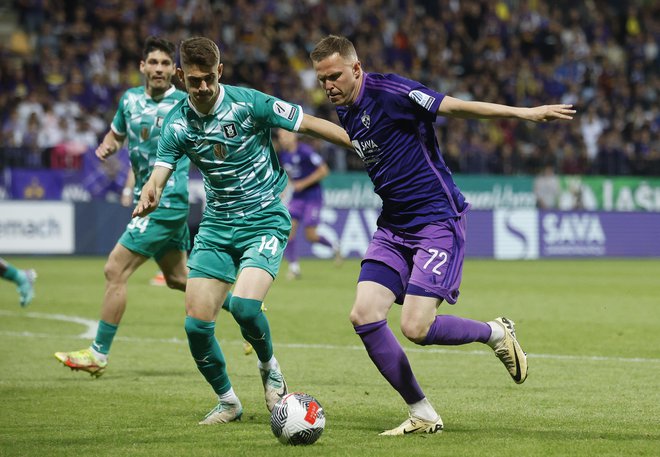 Josip Iličić bi v derbiju lahko bil junak Maribora, a ga čaka dvoboj z dobro uglašeno ljubljansko obrambo. Foto Jože Suhadolnik