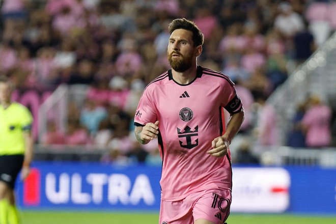 Lionel Messi je hitro končal končnico lige MLS. FOTO: Chris Arjoon/AFP