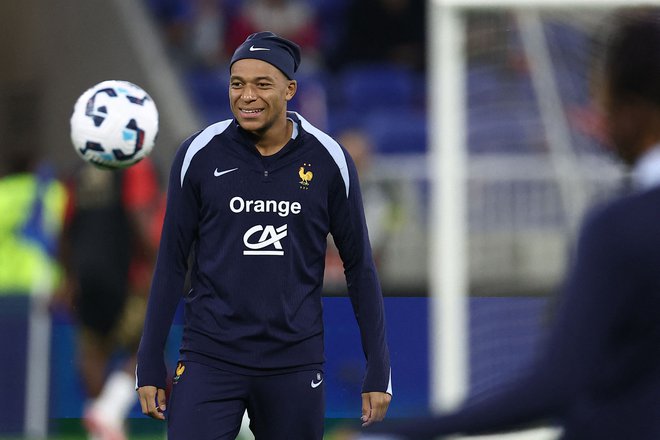 Kylian Mbappe tokrat ni na spisku selektorja Didierja Deschampsa. Foto Franck Fife/AFP