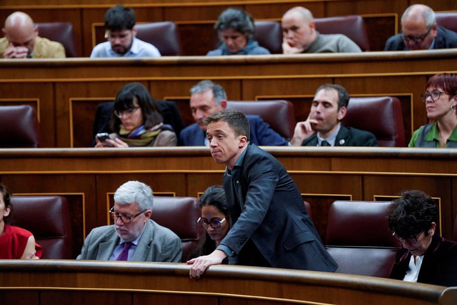 Íñigo Errejón je odstopil pod težo obtožb o spolnih zlorabah. FOTO: Ana Beltran/Reuters