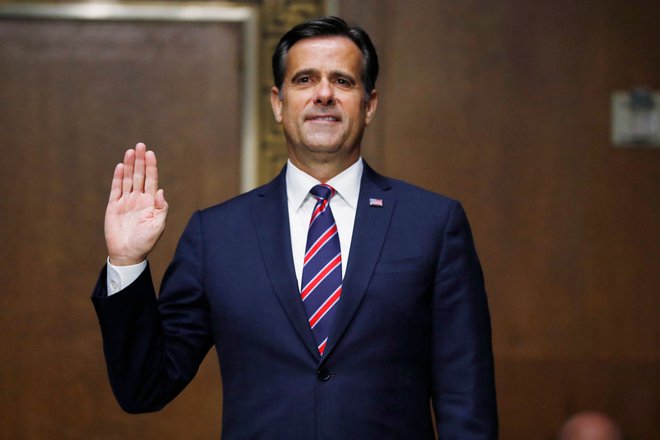 Prihodnji direktor Cie John Ratcliffe je v Trumpovem prvem mandatu pomagal razkrivati zarote proti njemu. FOTO: Andrew Harnik/Afp