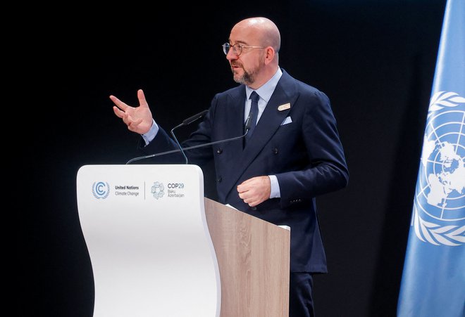 Charles Michel je prepričan, da obstaja enotnost glede ključnih vprašanj v zvezi z izboljšanjem konkurenčnosti, vendar priznava, da obstajajo velika nesoglasja glede podrobnosti in denarnih sredstev. FOTO: Maxim Shemetov/Reuters