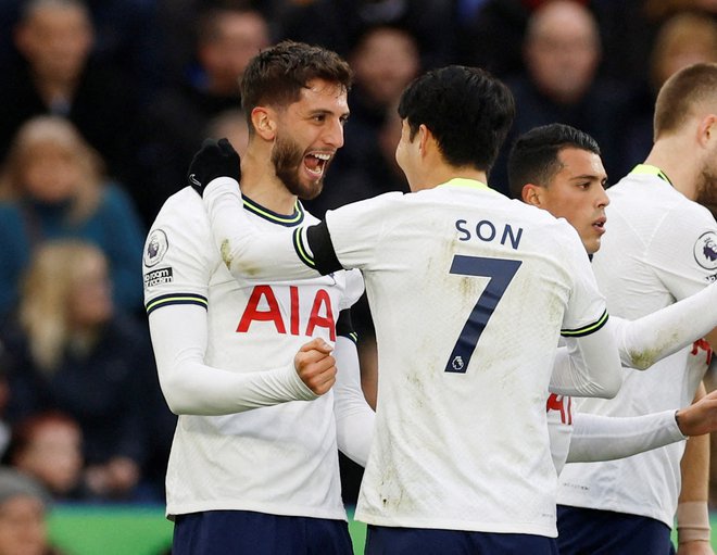 Rodrigo Bentancur se je opravičil Son Heung-minu zaradi neumne opazke. FOTO: Jason Cairnduff