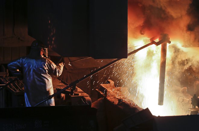 Zaostrene razmere na jeklarskem trgu občutijo tudi v Siju.  Foto Jože Suhadolnik/Delo