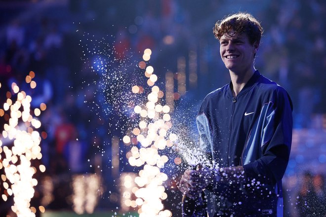 Jannik Sinner je potrdil, da je najboljši igralec na svetu. FOTO: Guglielmo Mangiapane/Reuters