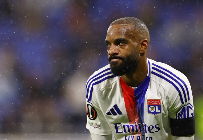 Alexandre Lacazette je najvidnejši igralec Lyona. FOTO: Manon Cruz/Reuters