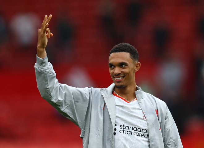 Trent Alexander Arnold je eden glavnih igralcev Liverpoola. FOTO: Molly Darlington/Reuters