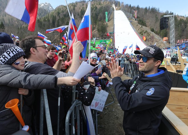 Glavni trener moške reprezentance Robert Hrgota v Planici na zaključku sezone 2023/24. FOTO: Dejan Javornik