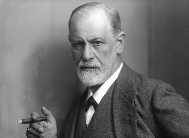 Sigmund Freud obema avtoricama ostaja temeljni mislec. FOTO: Max Halberstadt/Wikipedija