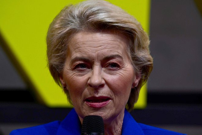 Nova evropska komisija pod vodstvom Ursule von der Leyen bo v evropskem parlamentu potrjena čez teden dni. FOTO: Pablo Porciuncula/AFP