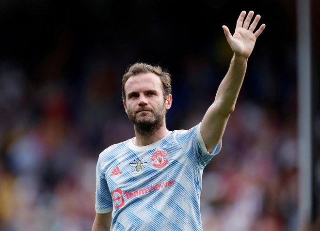 Juan Mata je za Manchester United zbral 285 nastopov. FOT9O: John Sibley/Action Images Via Reuters