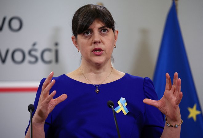 Evropska glavna tožilka Laura Codruța Kövesi je z mirnim umikom iz hrvaške korupcijske afere mikroskop dvignila veliko prahu. Foto Kacper Pempel/Reuters