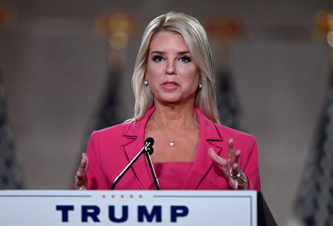 Nekdanja floridska pravosodna ministrica Pam Bondi. Foto: Olivier Douliery/AFP