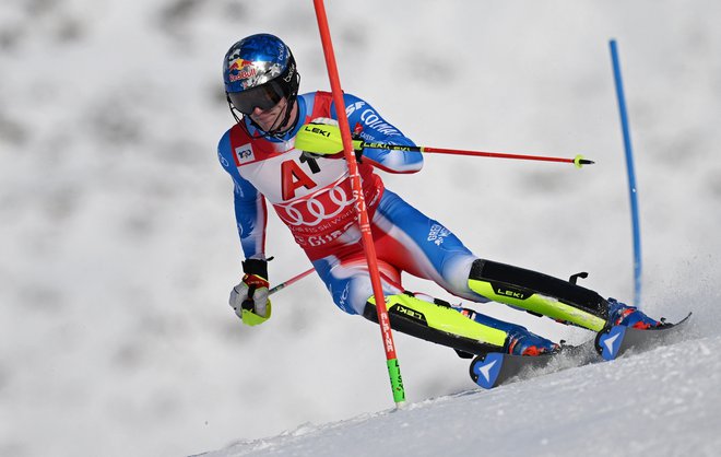 Clement Noel je bil najhitrejši na Tirolskem. FOTO: Angelika Warmuth/Reuters