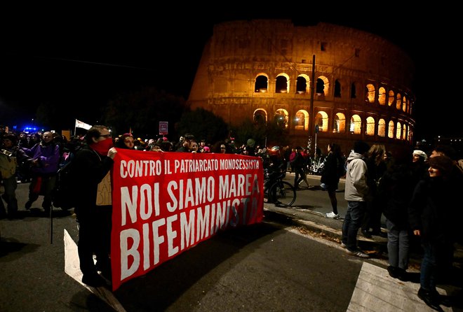 Stanje nasilja se po ugotovitvi generalnega sekretarja Združenih narodov Antónia Guterresa še slabša. Na fotografiji demonstracije v Italiji. FOTO: Filippo Monteforte/AFP