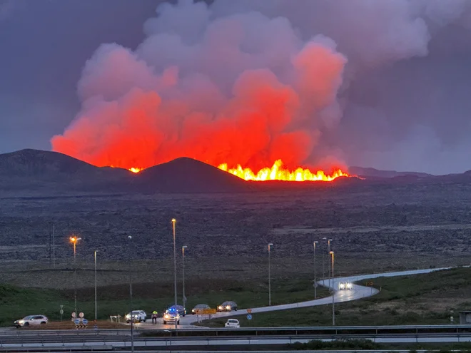 Vetrovne razmere so avgusta usmerile vulkanske pline proti državam, kot sta Škotska in Španija. FOTO: Gisli Olafsson/Reuters