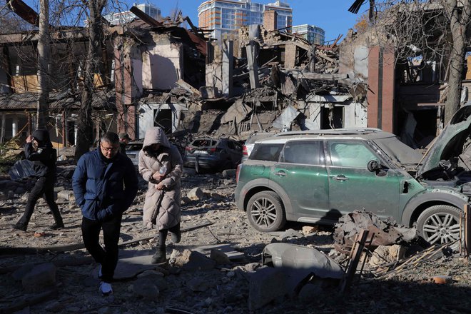 Tarča ruskih napadov je bila v teh dneh tudi Odesa. FOTO: Oleksandr Gimanov/AFP