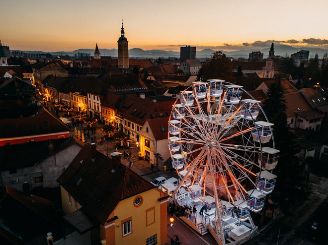 Varaždin je lani (tudi s panoramskim kolesom) presegel pričakovanja vseh obiskovalcev. FOTO: Turistična Skupnost Varaždin