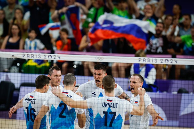 Slovenska reprezentanca na OI v Parizu. FOTO: Anže Malovrh/STA