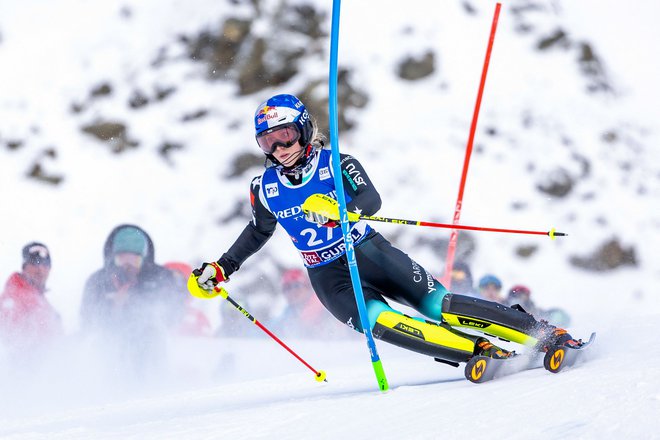 Lara Colturi je ena od najbolj nadarjenih smučark na svetu. FOTO: Johann Groder/AFP