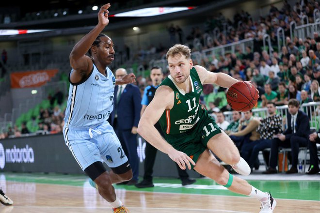 Jaka Blažić je imel uspešen večer. FOTO: Filip Barbalić/Cedevita Olimpija