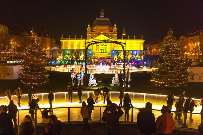 Okrašeni Zagreb. FOTO: Goran Mehkek/Cropix 