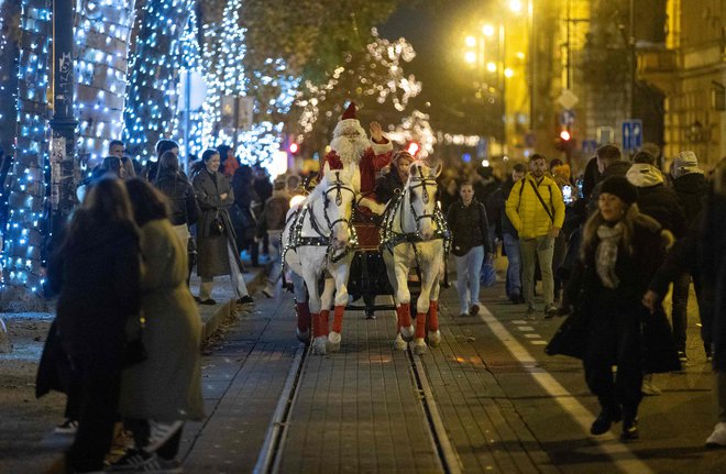 Letošnji Advent v Zagrebu so uradno odprli 30. novembra. FOTO: Damir Sencar/AFP