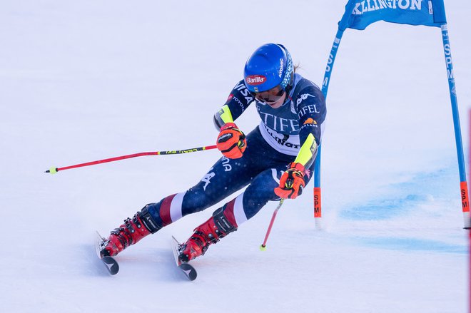 Mikaela Shiffrin je pred poškodbo lovila 100. zmago v karieri. FOTO: Marc Desrosiers/Usa Today Sports Via Reuters Con