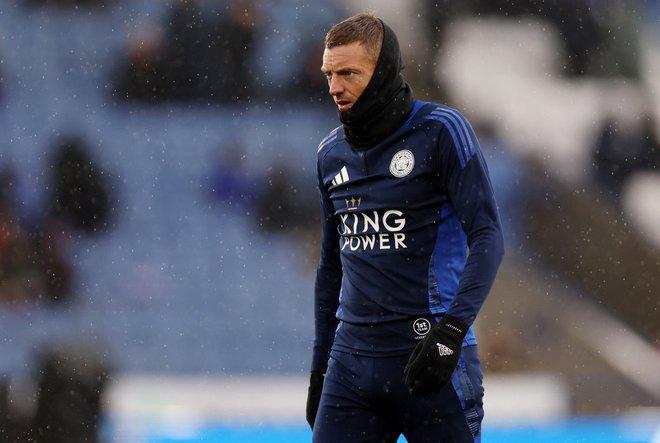 Jamie Vardy je na dvanajstih tekmah v tej sezoni zbral štiri gole in dve podaji. FOTO: Chris Radburn/Reuters