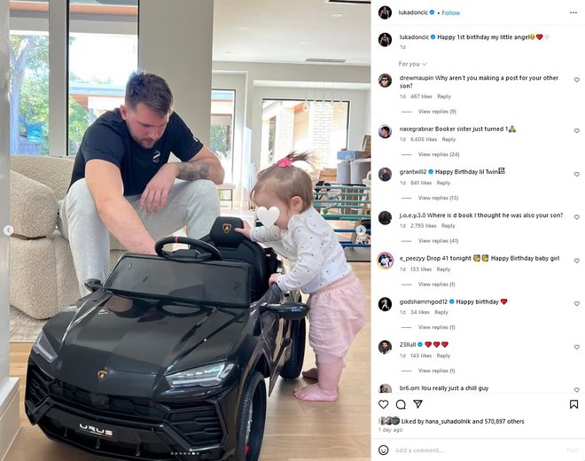 Luka Dončić Foto Instagram