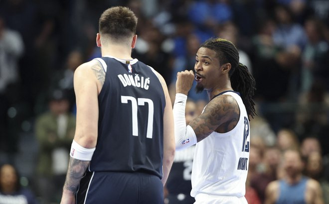 Ja Morant je v zadnji četrtini dosegel 15 točk. FOTO: Kevin Jairaj/Usa Today Sports Via Reuters Con