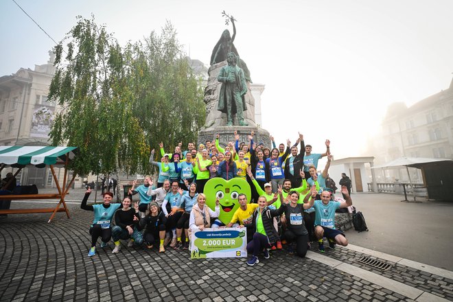 Vsak pretečeni kilometer je Zvezi za avtizem prinesel 1,83 evra. FOTO: MP produkcija