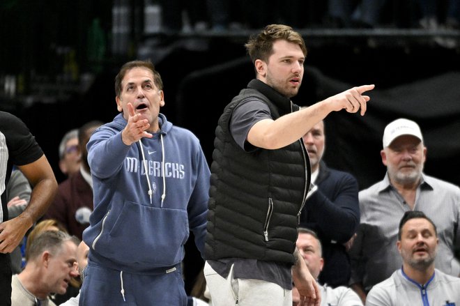 Mark Cuban stavi na Luko Dončića v Dallasu. FOTO: Jerome Miron/USA Today Sports