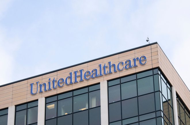 United Healthcare je največja zdravstvena zavarovalnica v ZDA. FOTO: Stephen Maturen/Getty Images/AFP