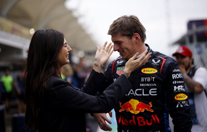 Max Verstappen in Kelly Piquet pričakujeta otroka. FOTO: Amanda Perobelli/Reuters