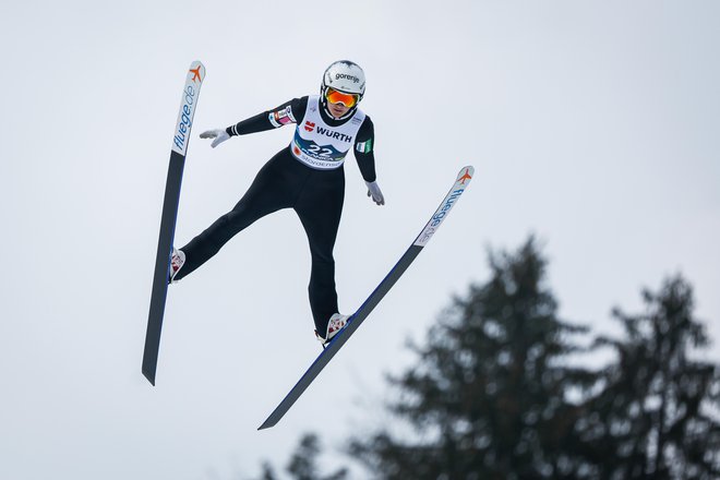 Ema Volavšek je na Norveškem solidno skakala in odlično tekla. FOTO: Matej Družnik