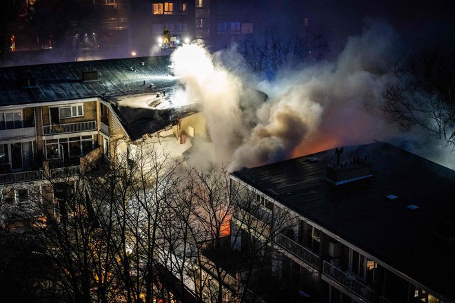 Oblasti še niso ugotovile vzroka eksplozije. FOTO: Josh Walet Afp