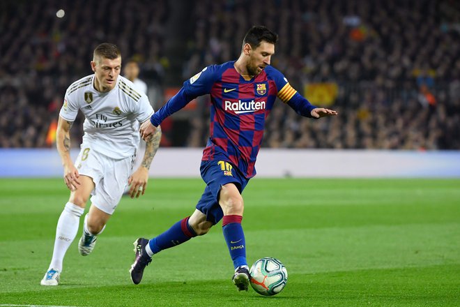 Lionel Messi je v majici Barcelone osvojil vse, kar se je osvojiti dalo. FOTO: Lluis Gene/AFP