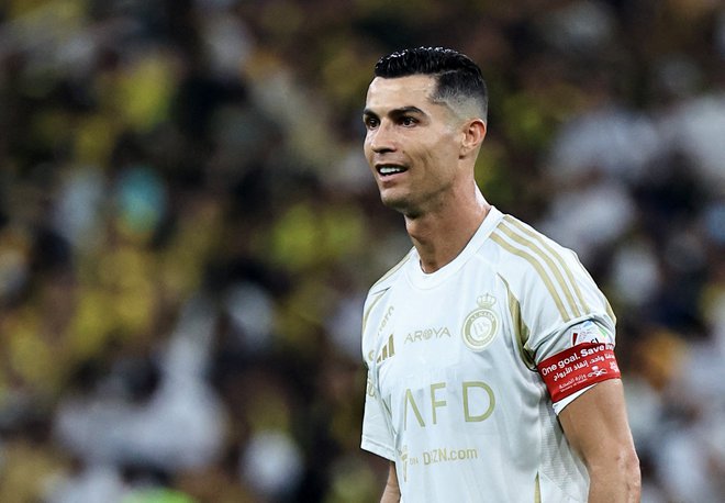 Ronaldo se je k Al Nassrju preselil leta 2023 iz Manchester Uniteda. FOTO: Stringer/Reuters