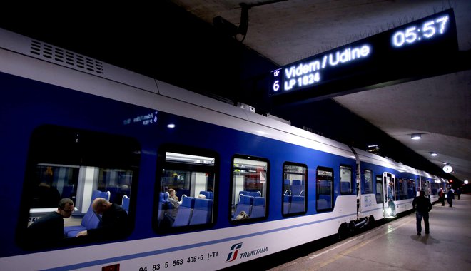 Družba Trenitalia, ki je vozila tudi v Sloveniji, je najbolje ocenjena v Evropi. FOTO: Roman Šipić/Delo