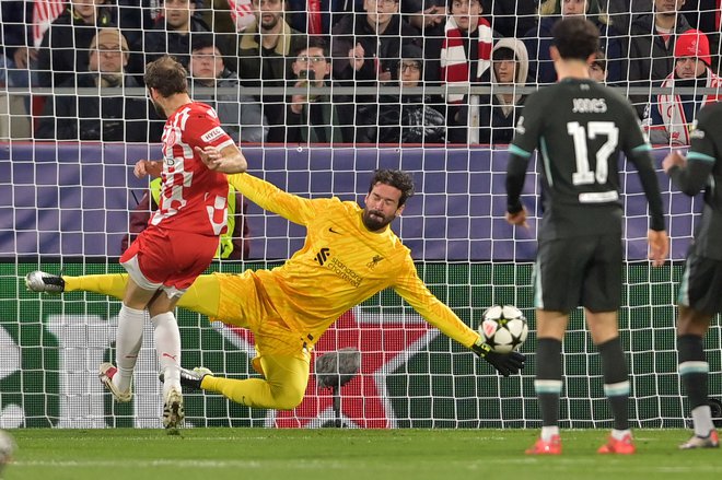 Alisson Becker je zbral pet obramb. FOTO: Manaure Quintero/AFP