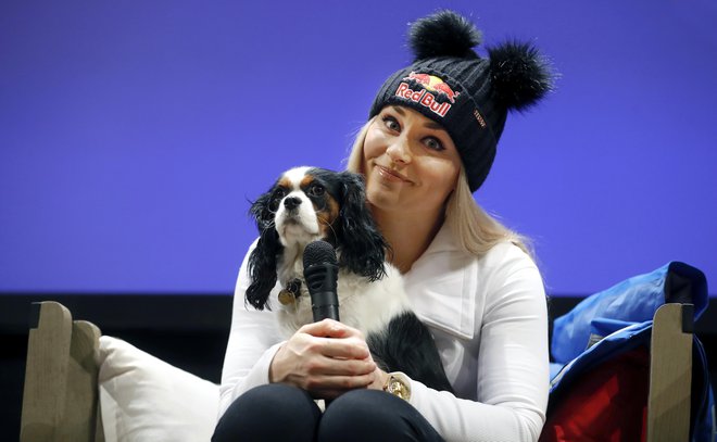 Lindsay Vonn se že zelo veseli vrnitve med svetovno elito. FOTO: Matej Družnik/Delo