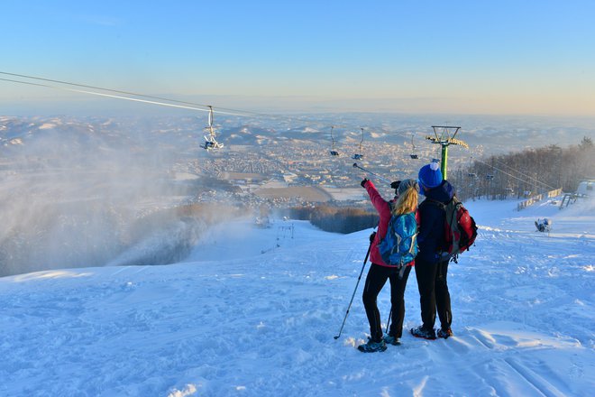 Zimsko pohodništvo na Pohorju. FOTO: Jurij Pivka