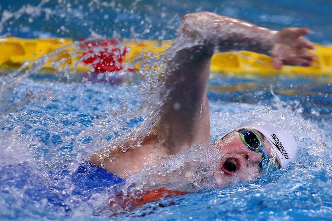 Katja Fain bo danes lovila dober izid na 400 m mešano. FOTO: Tomi Lombar/Delo