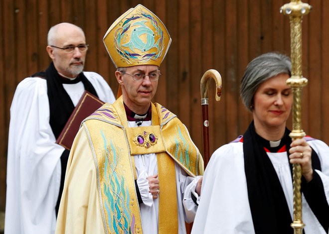 Canterburyjski nadškof Justin Welby je zaradi prikrivanja zlorab odstopil, zdaj k odstopu pozivajo tudi njegovega namestnika Stephena Cottrella. FOTO: Luke Macgregor/Reuters