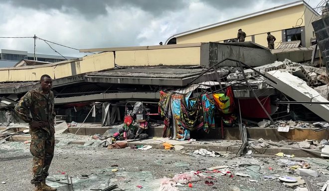 Potres je tihomorsko otočno državo Vanuatu pretresel danes ob 12.47 po lokalnem času. FOTO: Michael Thompson/AFP