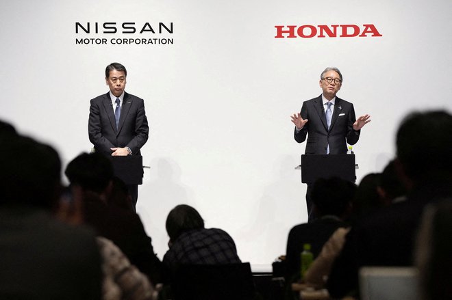 Nissan in Honda sta takole marca letos oznanila sodelovanje na področju električnih avtomobilov. Se med podjetjema obeta še kaj več?

FOTO: Kyodo via Reuters