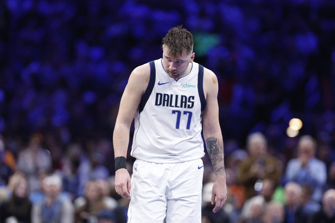 V aktualni sezoni Luka Dončić v povprečju dosega 28,9 točke na tekmo. FOTO: Alonzo Adams/Usa Today Sports Via Reuters Con